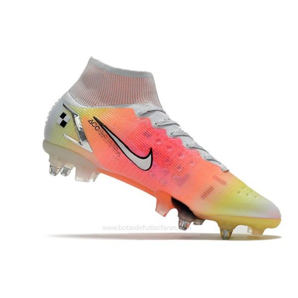 Nike Mercurial Superfly Elite SG PRO AC Blanco Rojo Plata